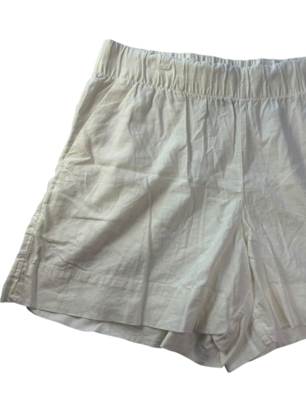 GAP Linen Shorts Elastic Wide Waistband. Size Women's Large.